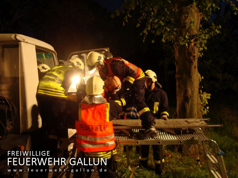 Ausbildung mit der Feuerwehr Brusendorf